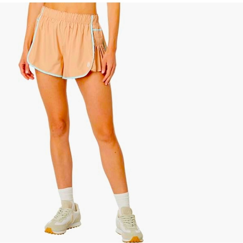Free People Movement Easy Tiger Shorts in Rose Quartz Combo Size XS